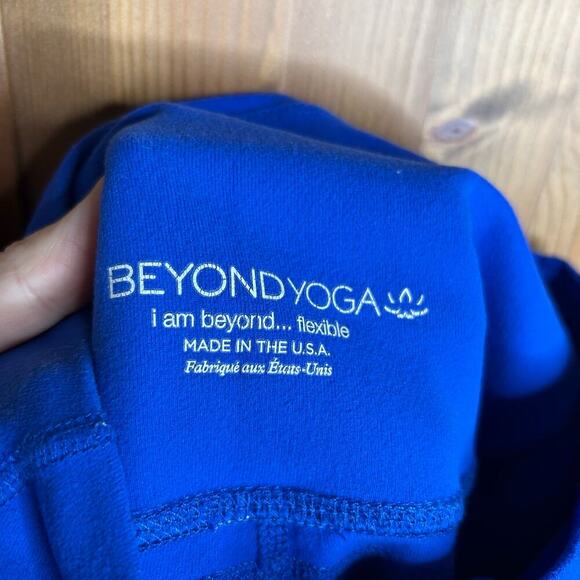 Beyond‎ Yoga Triple Mesh Leggings Blue - Picture 6 of 6